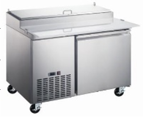 Canco PT50-6 Single Door 50" Refrigerated Pizza Prep Table