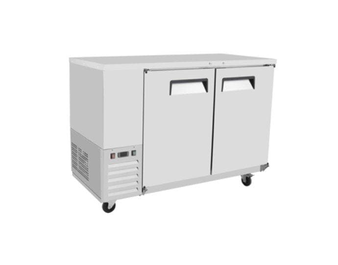 Suttonaire MBB59 Commercial 58" Double Swing Solid Door Back Bar Cooler - Omni Food Equipment