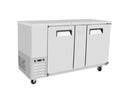 Suttonaire MBB69 Commercial 68" Double Swing Solid Door Back Bar Cooler - Omni Food Equipment