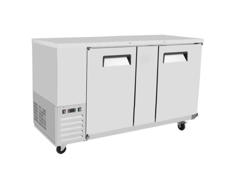 Suttonaire MBB69 Commercial 68" Double Swing Solid Door Back Bar Cooler - Omni Food Equipment