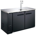 Canco KR-2449S Commercial 48" Double Swing Solid Door Keg Cooler