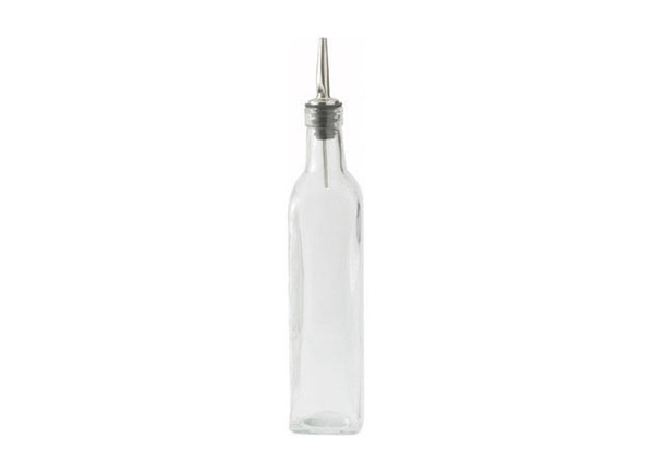 Winco 16oz Oil/Vinegar Cruet With Pourer - Omni Food Equipment