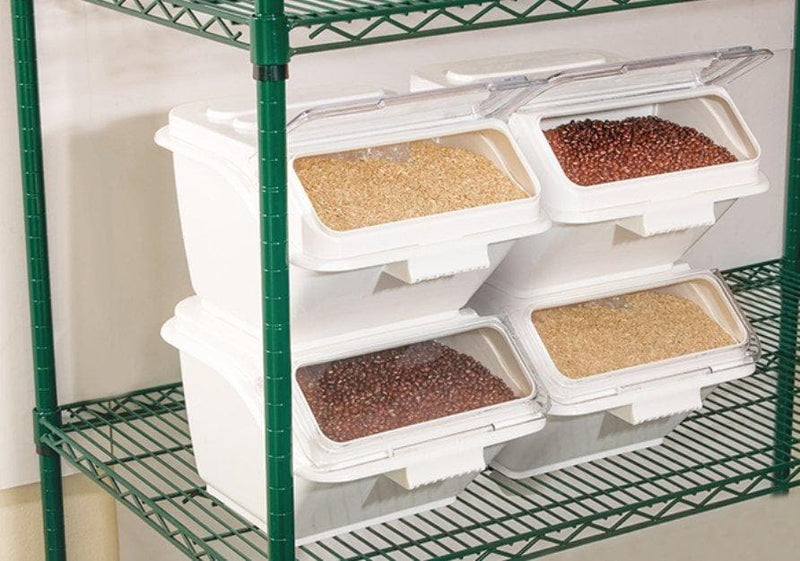 Winco 2 Gallon Shelf Ingredient Bin - Omni Food Equipment