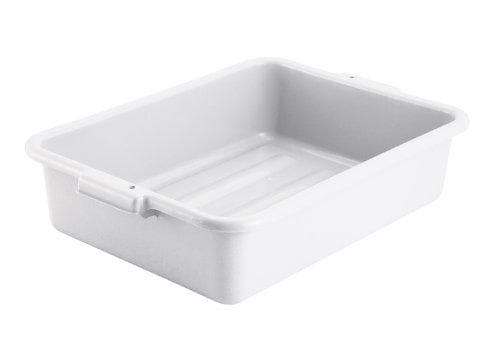 Winco 5" Polypropylene Dish Bin - Various Colours - Omni Food Equipment