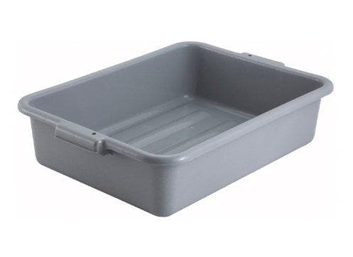 Winco 5" Polypropylene Dish Bin - Various Colours - Omni Food Equipment