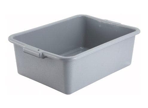 Winco 7" Polypropylene Dish Bin - Various Colours - Omni Food Equipment