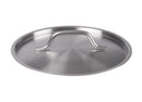 Winco 9 1/2" Stainless Steel Pot Cover - Omni Food Equipment