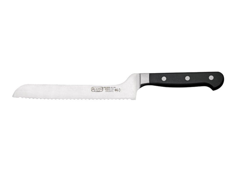 Winco Acero 8" Bread Knife, Offset - Omni Food Equipment