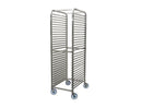 Winco ALRK-30BK Aluminum WELDED 30-Tier Sheet Pan Rack with Brake, 2″ Spacing - Omni Food Equipment