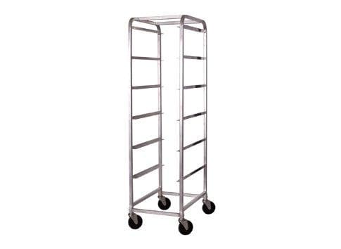 Winco Aluminum 6 Tier Bus Bin Rack