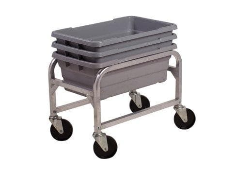 Winco Aluminum Bus Bin/Lug Box Cart - Omni Food Equipment