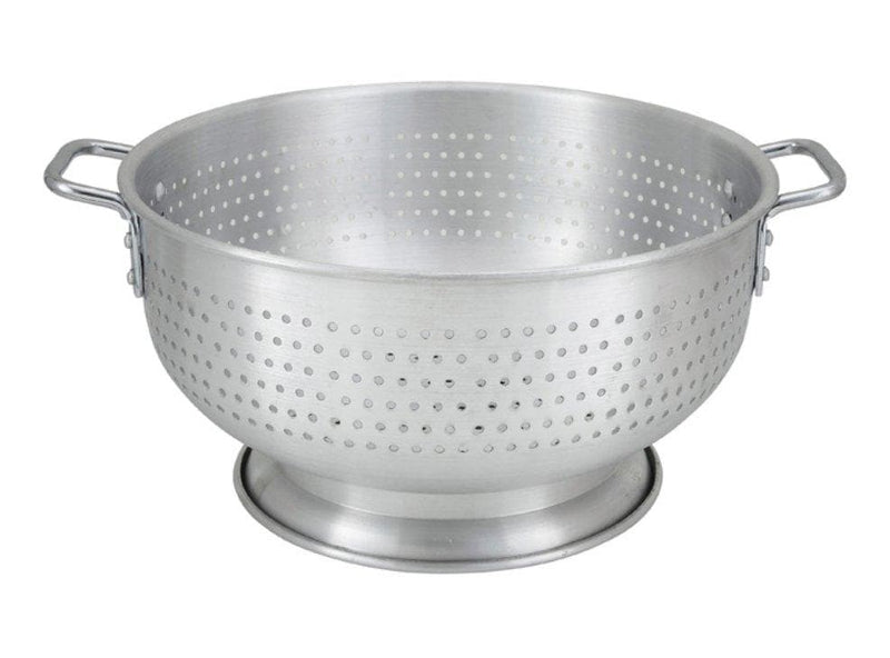 Winco Aluminum Colander with Base & Handle - Various Sizes - Omni Food Equipment