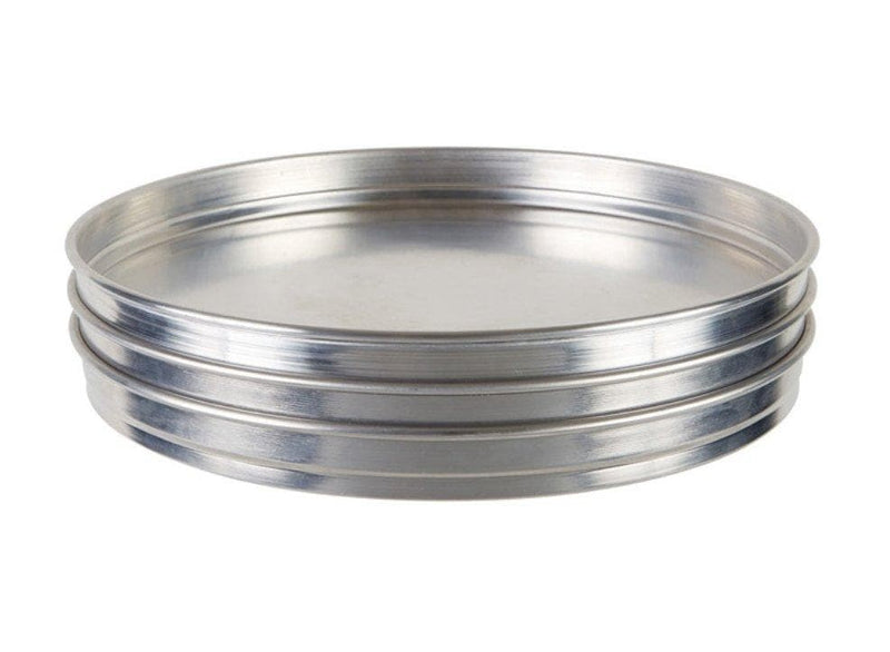 Winco Aluminum Stackable Pizza Pan - Various Sizes - Omni Food Equipment