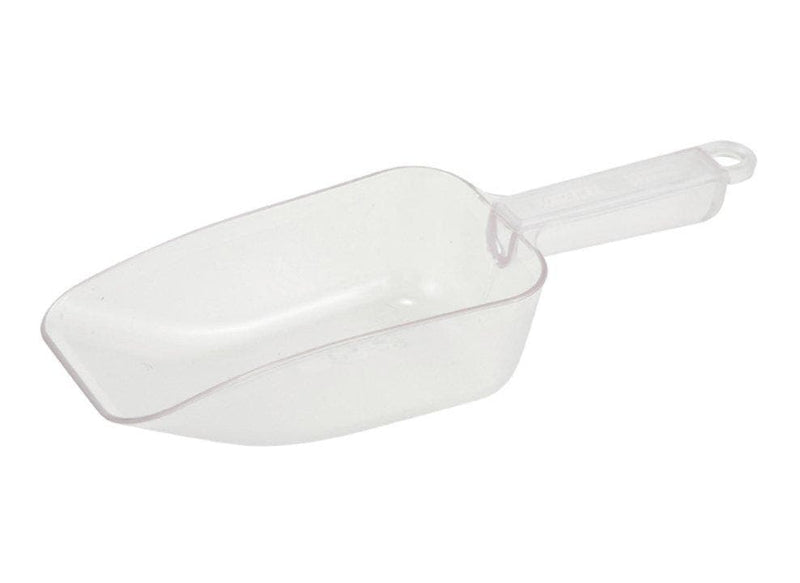 Winco Clear Polycarbonate Scoop - Various Sizes - Omni Food Equipment