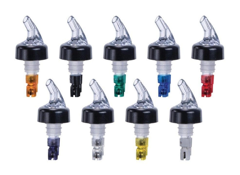 Winco Colour-Coded Measured Pourer (Pack of 12) - Various Sizes - Omni Food Equipment