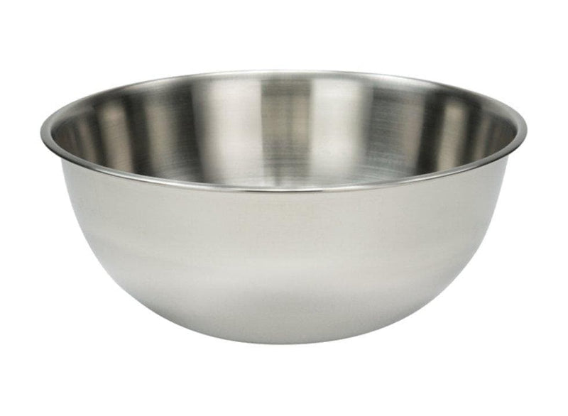 Winco Deep Heavy-Duty Stainless Steel Mixing Bowl - Various Sizes - Omni Food Equipment