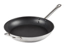Winco Excalibur Stainless Steel Non Stick Fry Pan - Various Sizes - Omni Food Equipment
