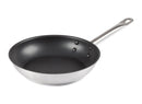 Winco Excalibur Stainless Steel Non Stick Fry Pan - Various Sizes - Omni Food Equipment