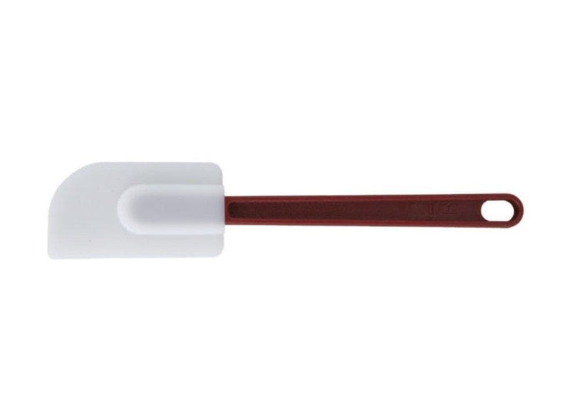 Winco Flat Blade Heat Resistant Silicone Spatula Scraper - Various Sizes - Omni Food Equipment