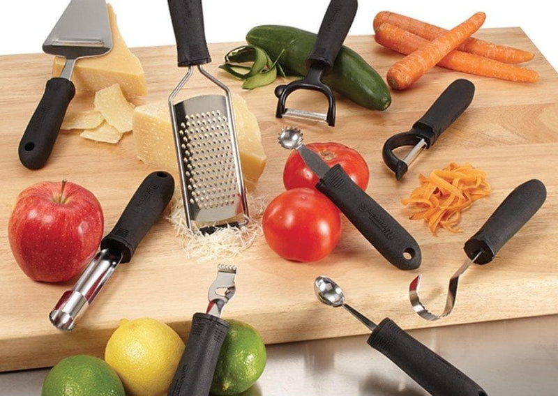 Winco Grater With Soft Grip Handle - Various Sizes - Omni Food Equipment