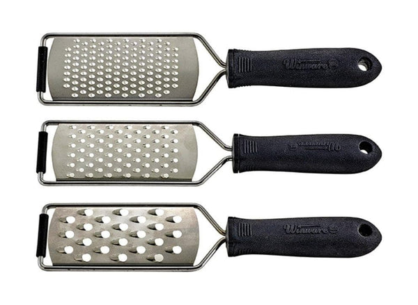 Winco Grater With Soft Grip Handle - Various Sizes - Omni Food Equipment