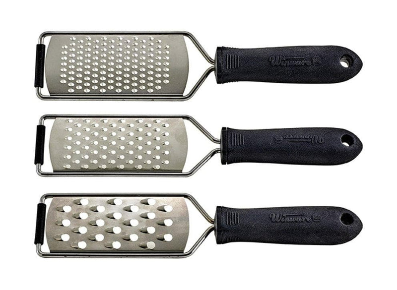 Winco Grater With Soft Grip Handle - Various Sizes - Omni Food Equipment