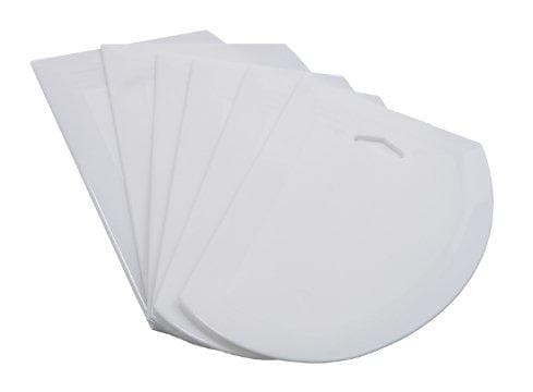 Winco Large Plastic Dough Scrapers (Pack of 6) - Omni Food Equipment