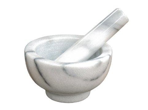 Winco Marble Mortar and Pestle Set - Omni Food Equipment