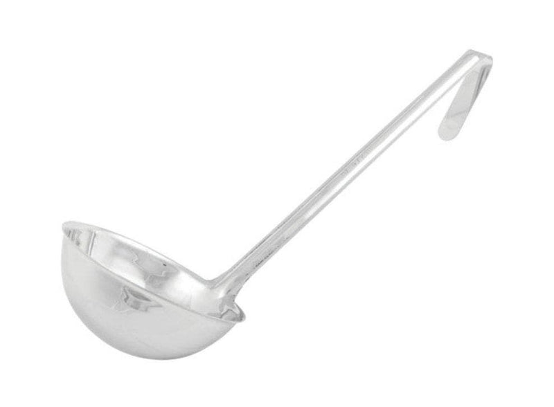 Winco One-Piece Stainless Steel Ladle - Various Sizes - Omni Food Equipment