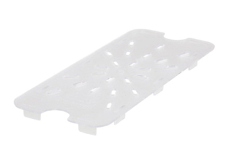 Winco Polycarbonate Drain Shelf - Various Sizes - Omni Food Equipment