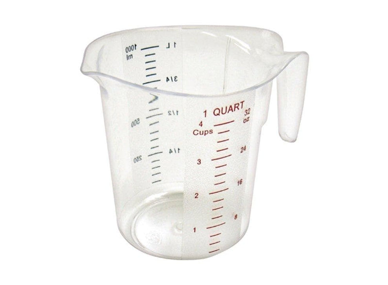 Winco Polycarbonate Measuring Cup With Colour Graduations - Various Sizes - Omni Food Equipment