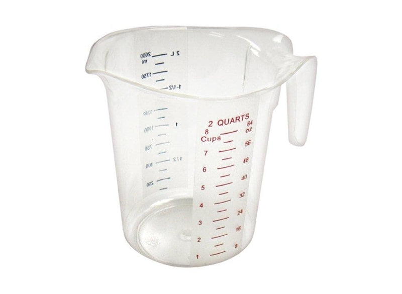 Winco Polycarbonate Measuring Cup With Colour Graduations - Various Sizes - Omni Food Equipment