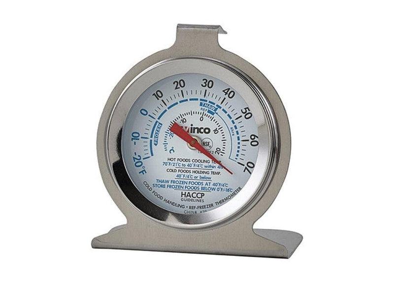 Winco Refrigerator/Freezer Thermometer - Various Sizes - Omni Food Equipment