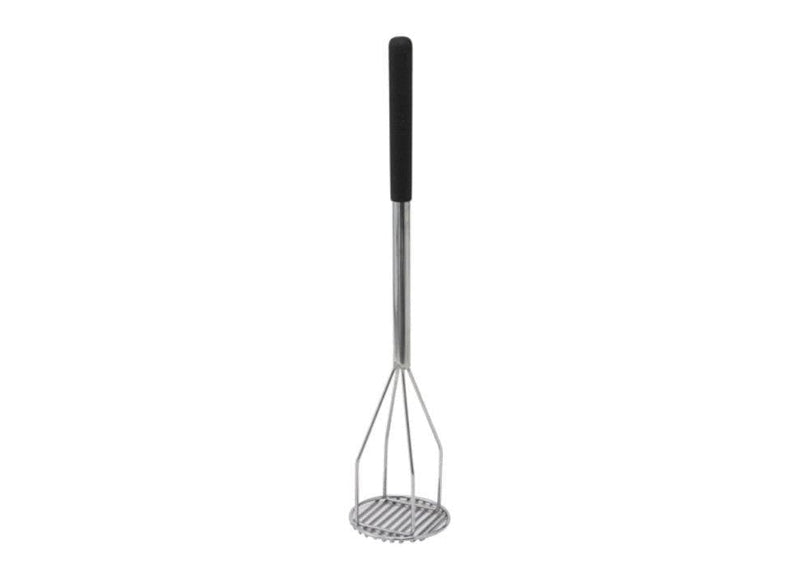 Winco Round Potato Masher With Plastic Handle - Various Sizes - Omni Food Equipment