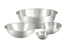 Winco Shallow Stainless Steel Heavy-Duty Mixing Bowl - Various Sizes - Omni Food Equipment
