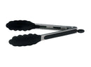 Winco Silicone Grip Stainless Steel Utility Tongs With Lock - Various Sizes - Omni Food Equipment