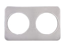 Winco Stainless Steel Adapter Plate For Soup Inserts - Various Sizes - Omni Food Equipment