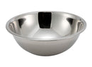 Winco Stainless Steel Economy Mixing Bowl - Various Sizes - Omni Food Equipment