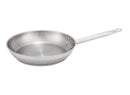 Winco Stainless Steel Fry Pan - Various Sizes - Omni Food Equipment