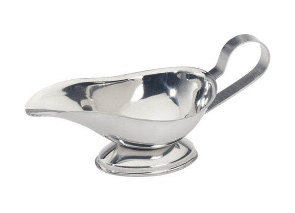 Winco Stainless Steel Gravy Boat - Various Sizes - Omni Food Equipment