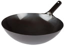 Winco Stainless Steel/Carbon Steel Chinese Wok - Various Sizes - Omni Food Equipment
