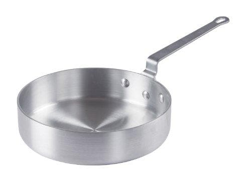 Winco Super Aluminum Sauté Pan, 4mm Thick - Various Sizes - Omni Food Equipment