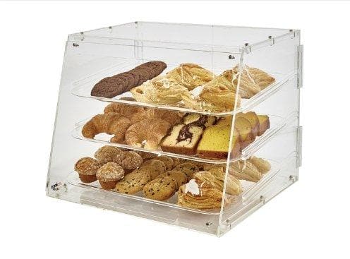 Winco Three Tier Acrylic Display Case - Omni Food Equipment