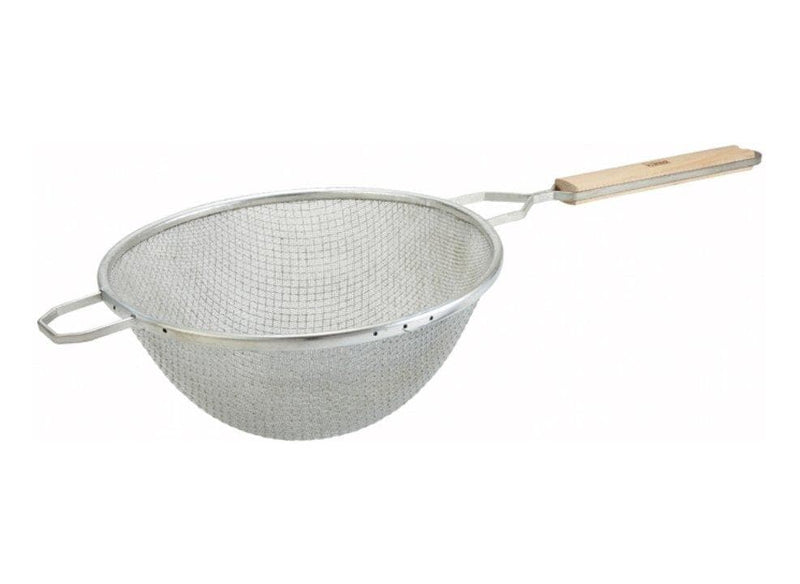 Winco Tinned Single Mesh Strainer - Various Sizes - Omni Food Equipment