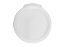 Winco White Polypropylene Cover For Round Storage Container - Various Sizes - Omni Food Equipment