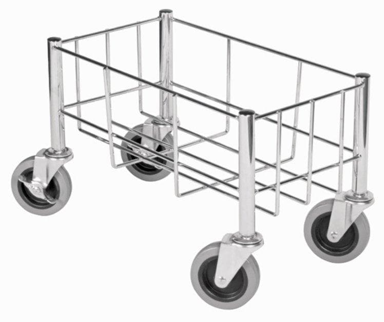 Wire Dolly Rack Winco Wire Dolly for Slender Trash Can