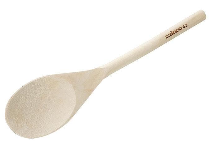 Winco Wooden Stirring Spoons - Various Sizes - Omni Food Equipment