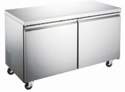 Canco WTR-36 Undercounter Stainless Steel Double Door Refrigerator