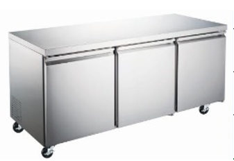 Canco WTR-72 Undercounter Triple Doors Stainless Steel Refrigerator